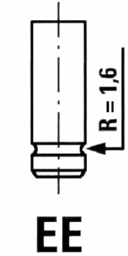 VL104300 IPSA Впускной клапан (фото 2)