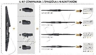 SJX28R JAPKO Щетка стеклоочистителя (фото 4)