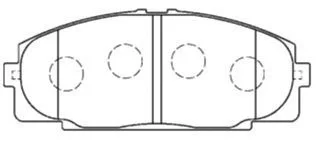 A1N050 AISIN Тормозные колодки (фото 1)