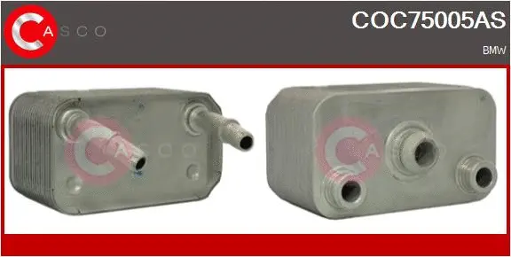 COC75005AS CASCO Масляный радиатор, двигательное масло (фото 1)