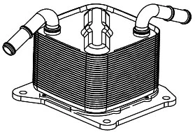 LOc 0101 LUZAR Масляный радиатор, двигательное масло (фото 1)