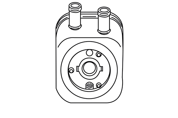 313147 WXQP Масляный радиатор, двигательное масло (фото 1)