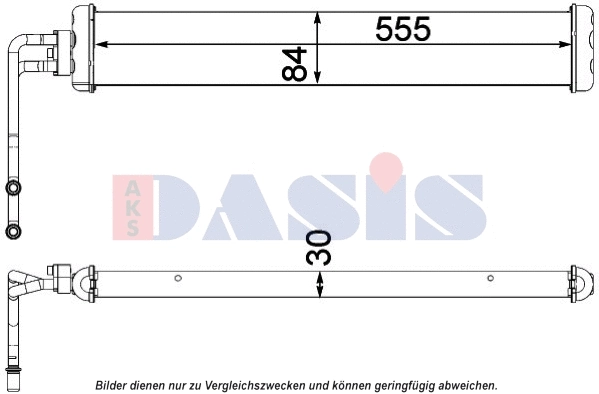 056039N AKS DASIS Масляный радиатор, автоматическая коробка передач (фото 1)