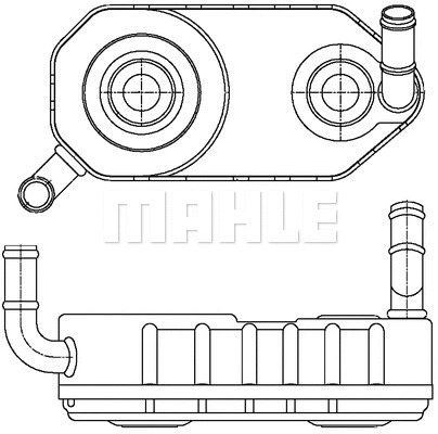 CLC 177 000S KNECHT/MAHLE Масляный радиатор, автоматическая коробка передач (фото 1)