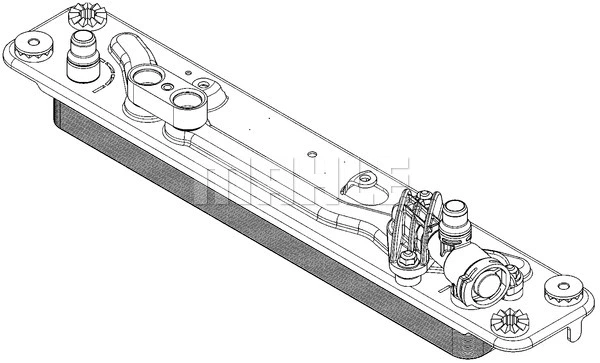 CLC 182 000P KNECHT/MAHLE Масляный радиатор, автоматическая коробка передач (фото 2)