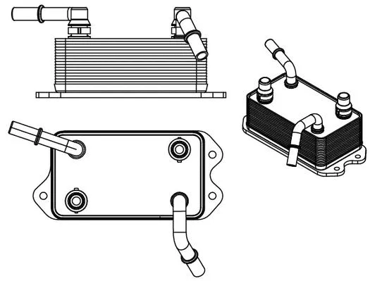 LOC 0310 LUZAR Масляный радиатор, автоматическая коробка передач (фото 1)