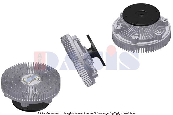 398001N AKS DASIS Сцепление, вентилятор радиатора (фото 1)