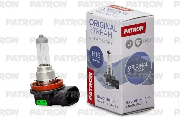 PLH16-12/19 PATRON Лампа накаливания, противотуманная фара (фото 1)