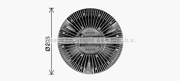 DFC093 AVA Сцепление, вентилятор радиатора (фото 1)