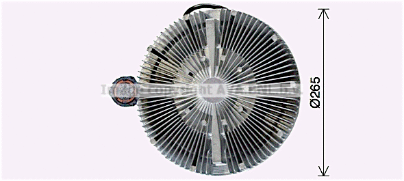 VLC108 AVA Сцепление, вентилятор радиатора (фото 1)