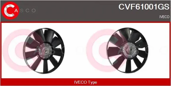 CVF61001GS CASCO Сцепление, вентилятор радиатора (фото 1)