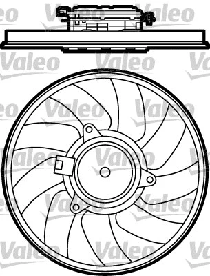 696030 VALEO Вентилятор, охлаждение двигателя (фото 1)