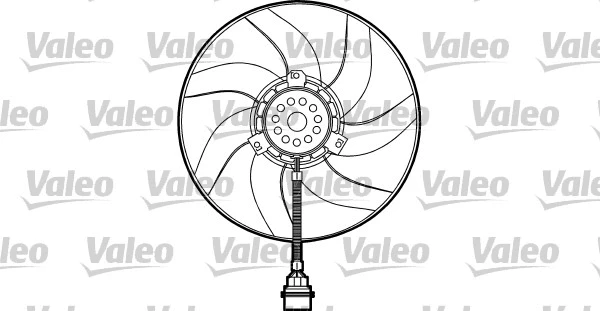 698465 VALEO Вентилятор, охлаждение двигателя (фото 1)