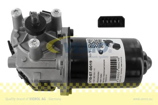 V10-07-0019 VEMO Двигатель (моторчик) стеклоочистителей (фото 1)