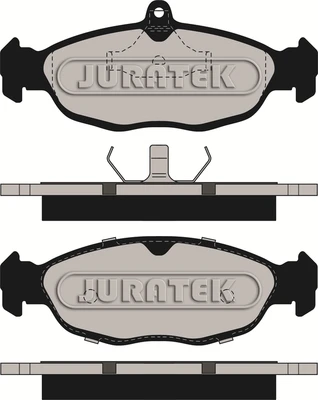 JCP732 JURATEK Комплект тормозных колодок, дисковый тормоз (фото 4)