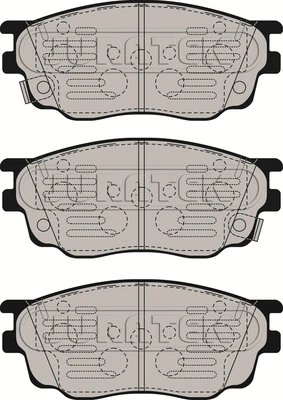 JCP1707 JURATEK Комплект тормозных колодок, дисковый тормоз (фото 4)