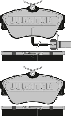 JCP970 JURATEK Колодки дисковые торм. перед. vw (фото 1)