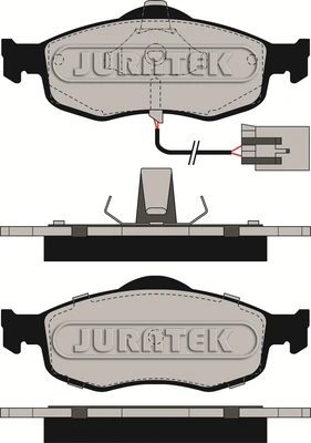 JCP766 JURATEK Комплект тормозных колодок, дисковый тормоз (фото 2)