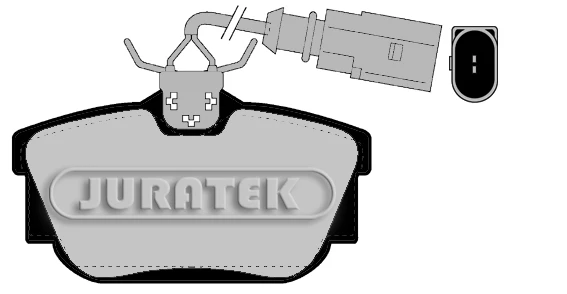 JCP201 JURATEK Комплект тормозных колодок, дисковый тормоз (фото 2)