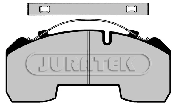 JCP1001 JURATEK Комплект тормозных колодок, дисковый тормоз (фото 2)