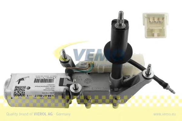 V24-07-0017 VEMO Двигатель (моторчик) стеклоочистителей (фото 1)