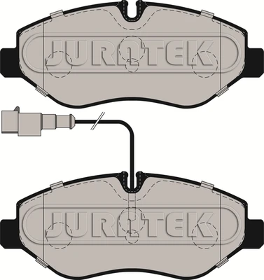 JCP019 JURATEK Комплект тормозных колодок, дисковый тормоз (фото 2)