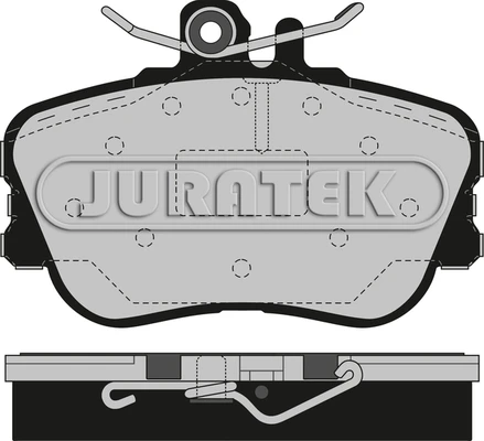 JCP854 JURATEK Комплект тормозных колодок, дисковый тормоз (фото 2)
