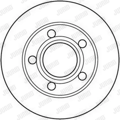 562089J JURID Тормозной диск (фото 3)