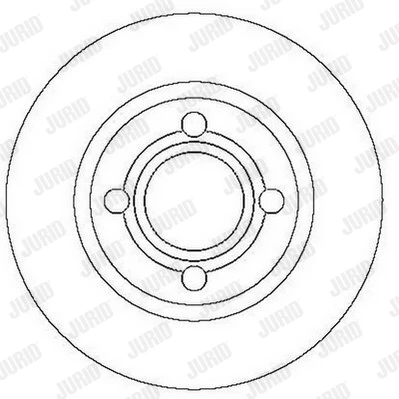 561689J JURID Тормозной диск (фото 4)