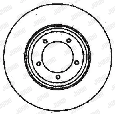 561352J JURID Тормозной диск (фото 3)