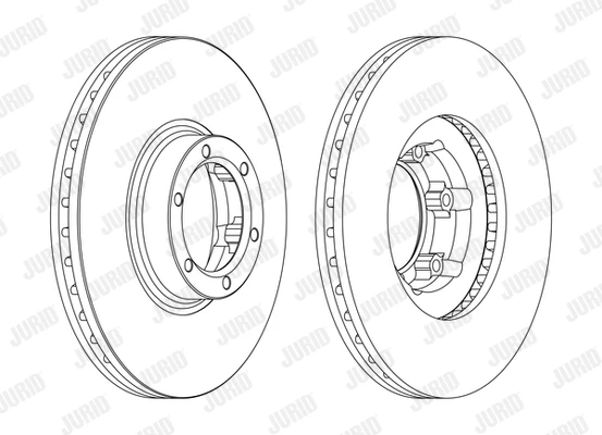 561171J JURID Тормозной диск (фото 3)