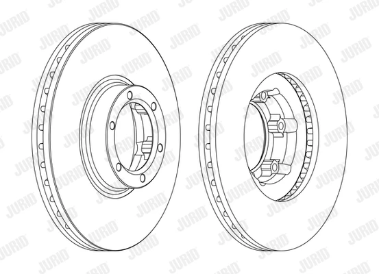 561171J JURID Тормозной диск (фото 4)
