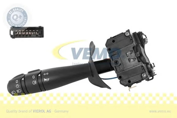 V46-80-0021 VEMO Переключатель подрулевой (поворотники, стеклоочиститель, свет, сигнал, аварийка) (фото 1)