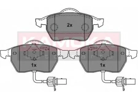 1012646BQ KAMOKA Тормозные колодки (фото 1)