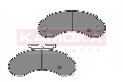 JQ1011504 KAMOKA Комплект тормозных колодок, дисковый тормоз (фото 1)
