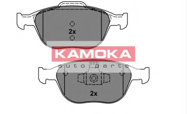 JQ101161 KAMOKA Комплект тормозных колодок, дисковый тормоз (фото 1)