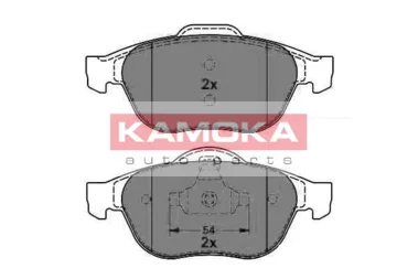 JQ1013082 KAMOKA Комплект тормозных колодок, дисковый тормоз (фото 1)