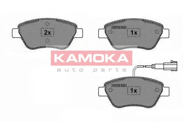 JQ1018114 KAMOKA Комплект тормозных колодок, дисковый тормоз (фото 1)