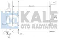 393300 KALE Радиатор кондиционера opel astra/zafira 1.2-2.0dti 98> (фото 1)