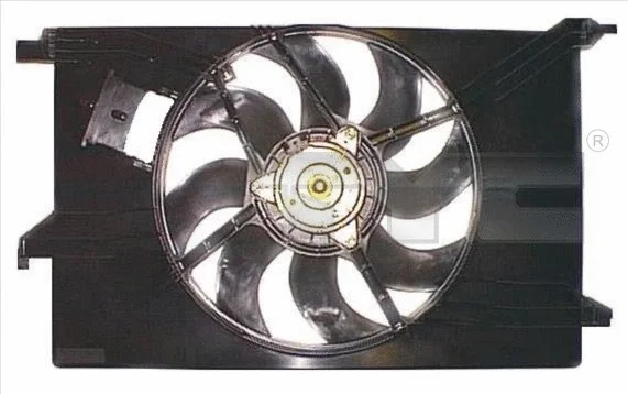 825-1024 TYC Вентилятор, охлаждение двигателя (фото 1)