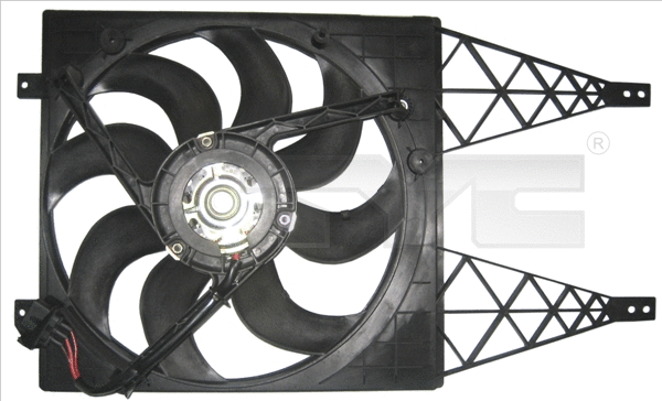 837-0044 TYC Вентилятор, охлаждение двигателя (фото 1)