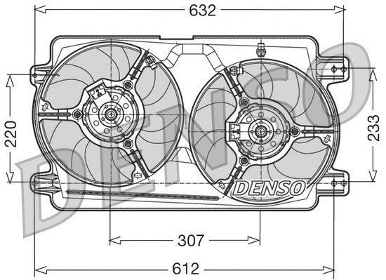 DER01018 DENSO Вентилятор, охлаждение двигателя (фото 1)