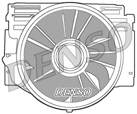 DER05007 DENSO Вентилятор, охлаждение двигателя (фото 1)