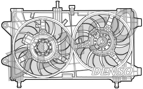 DER09036 DENSO Вентилятор, охлаждение двигателя (фото 1)