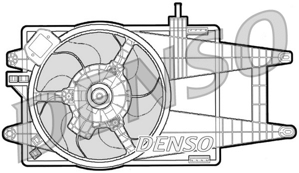 DER09040 DENSO Вентилятор, охлаждение двигателя (фото 1)