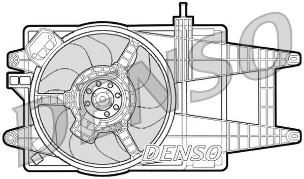 DER09042 DENSO Вентилятор, охлаждение двигателя (фото 1)