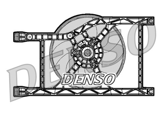 DER09047 DENSO Вентилятор, охлаждение двигателя (фото 1)