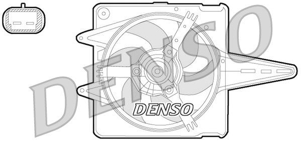DER09056 DENSO Вентилятор, охлаждение двигателя (фото 1)