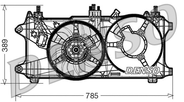 DER09084 DENSO Вентилятор, охлаждение двигателя (фото 1)