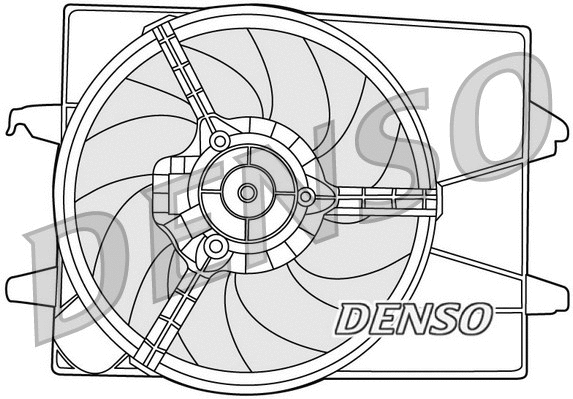 DER10003 DENSO Вентилятор, охлаждение двигателя (фото 1)